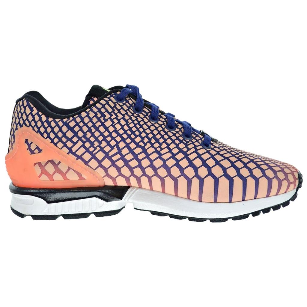 Adidas Originals ZX Flux Sunglo Comfortable Versatile Lifestyle Casual Shoes Women sneakers Pink Orange Black AQ8230