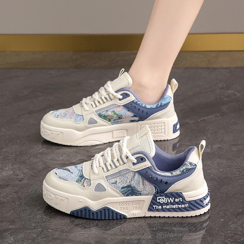 Board shoes spring and summer new platform sports shoes student casual canvas shoes
