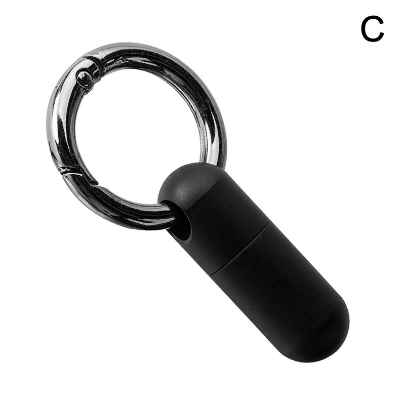 1 szt. Przenośny Uszczelniany Pojemnik Wodoodporny Pojemnik na Leki Zewnętrzny Mini Stop Tytanu Apteczka Etui na Tabletki Brelok