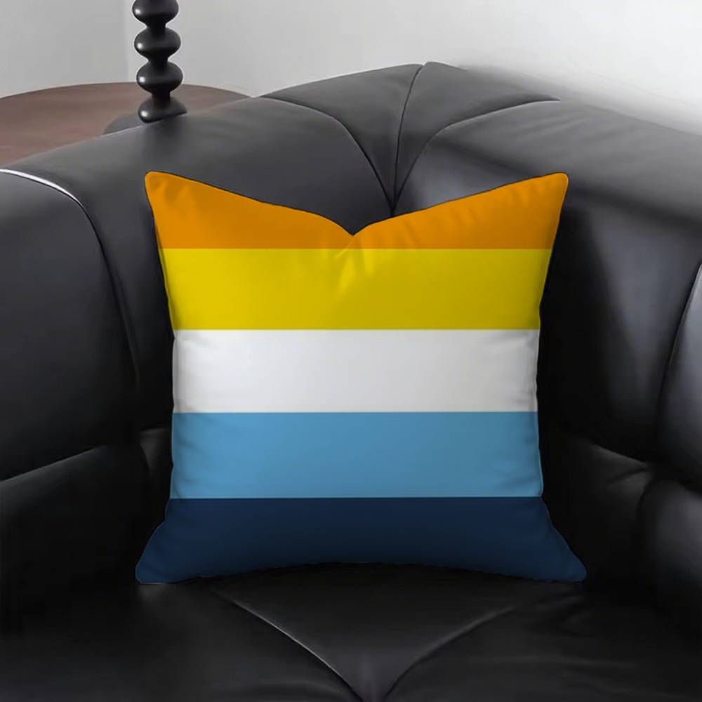1pc Aroace Pride Pillow Case Square Bedroom Sofa Leisure Comfort Cushion Car Living Room Home Decoration