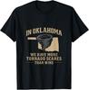 Oklahoma State Pride Tornado Scares Graphic Print T-Shirt