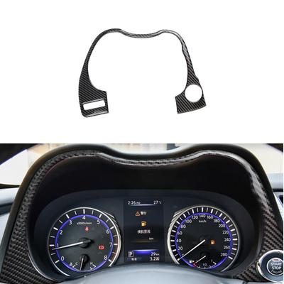 Auto Styling Voor Infiniti Q50 Q60 2014- Koolstofvezel Dashboard Sierlijst Centrale Bedieningspaneel Decoratie Afdekking