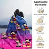 1pc. Mickey & Minnie Mouse Floral Patterned Blanket - Perfect for Home, Office, Outdoor Use, Gift Idea, Suitable for All Seasonsz0417242