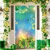 Saint Patrick's Day Pattern Four-Way Stretch Carpet Fabric Door Cover - Easy Install