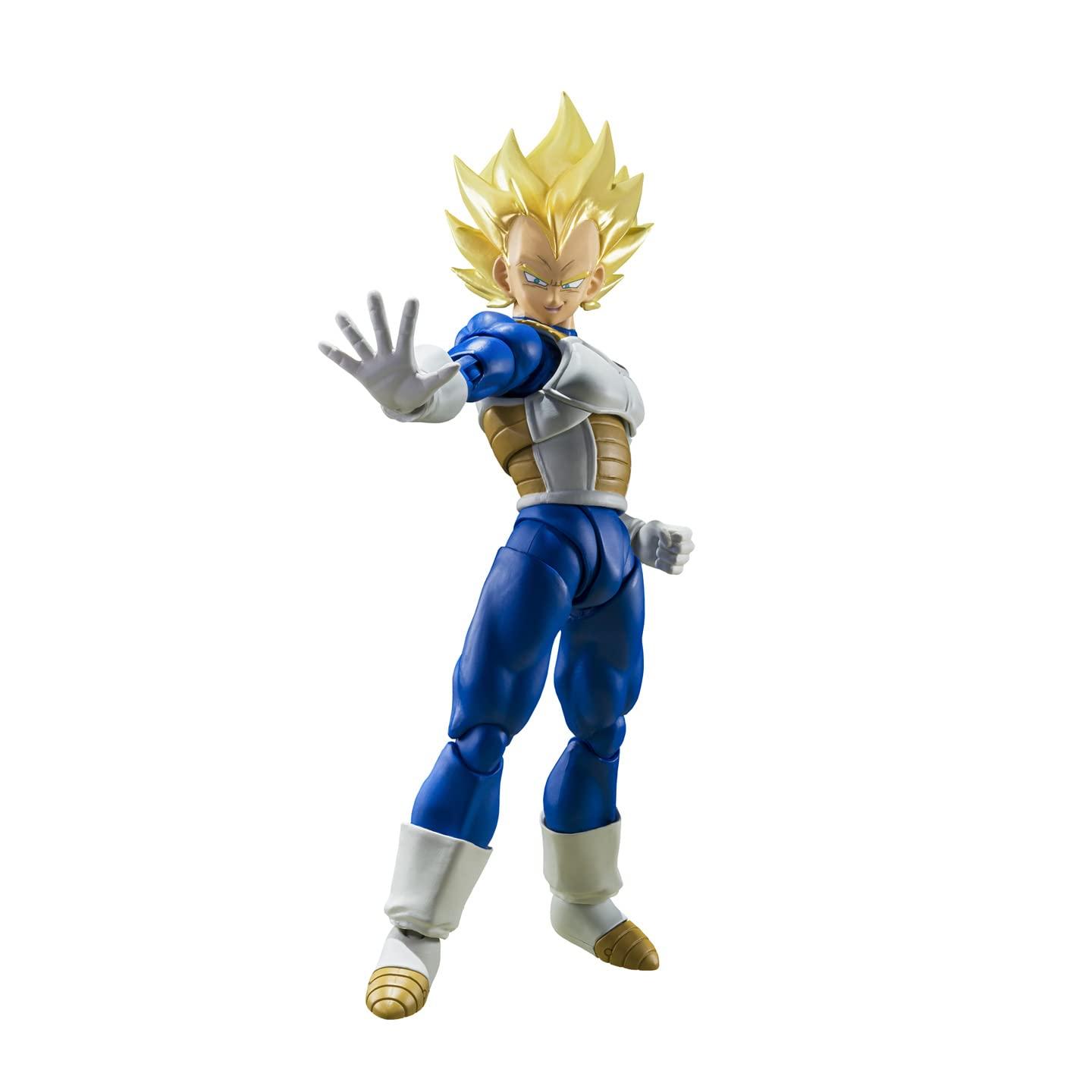 

TAMASHII NATIONS S.H. Figuarts Dragon Ball Z Super Saiyan Vegeta - Awakening Saiyan Blood 135mm PVC & ABS Action Figure