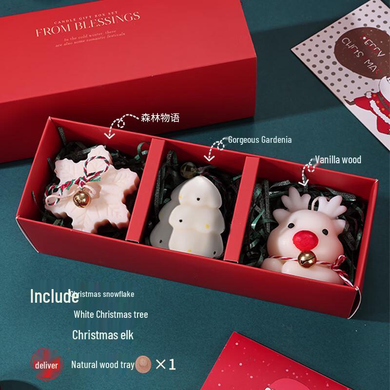 MiaoYiJia Christmas Halloween Scented Candle Gift Box