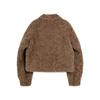 ELLE Retro Casual Zipper Loose Long Sleeve Short Plush Jacket Women jackets EF53030