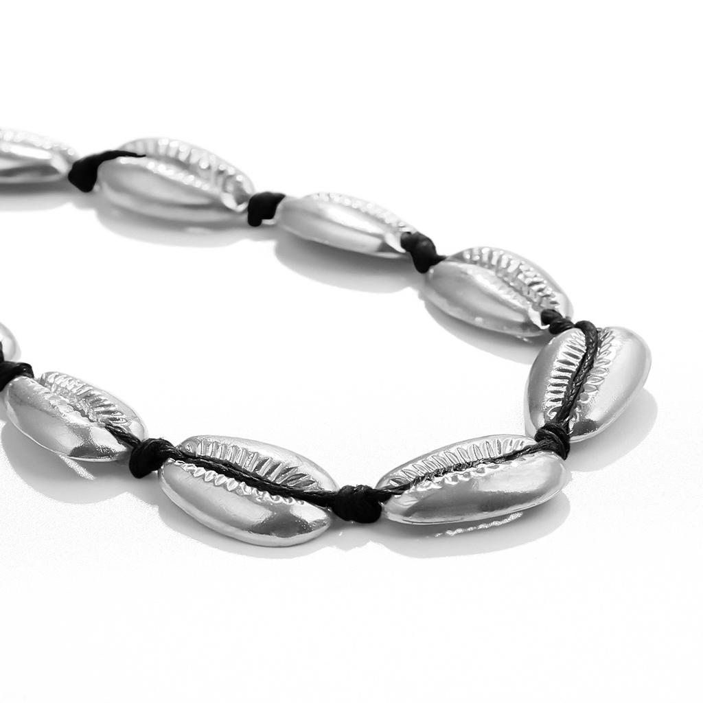 Personalized Versatile Alloy Shell Necklace Female, Simple Ethnic Style Necklace Collarbone Chain