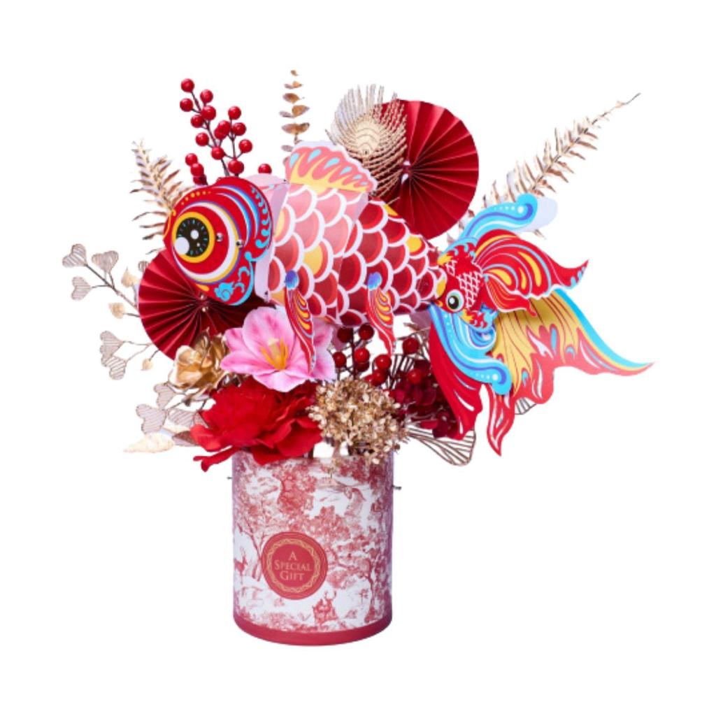 DIY Flower Basket Artificial Tree Floral Arrangements Chinese S Ornament