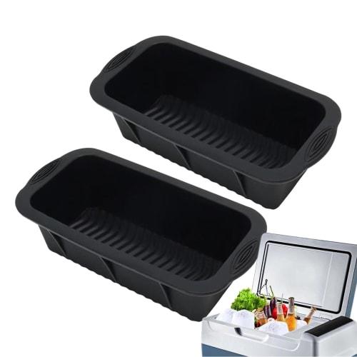 Extra-large ice maker, extra-large ice, 24.8x12.2x7cm ice cube tray, extra-large ice cube tray, large ice cube mold for ice bath, slow to melt, large