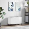 VidaXL Record Cabinet High Gloss White 74.5x38x48cm Engineered Wood 831734