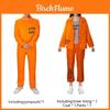 Halloween Adult Unisex Orange Prisoner Cosplay Party Costume Suit Mantian Brand