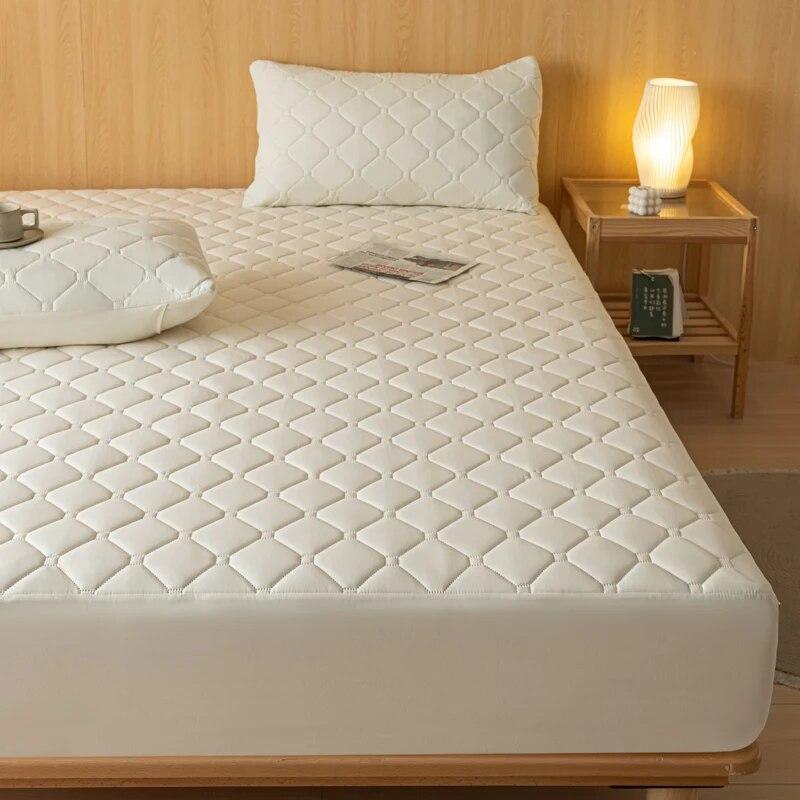 

Водонепроницаемая простыня, утолщенный эластичный наматрасник, постельное белье, покрывала для двойного размера King Queen, наматрасник, защита 180x200x30cm