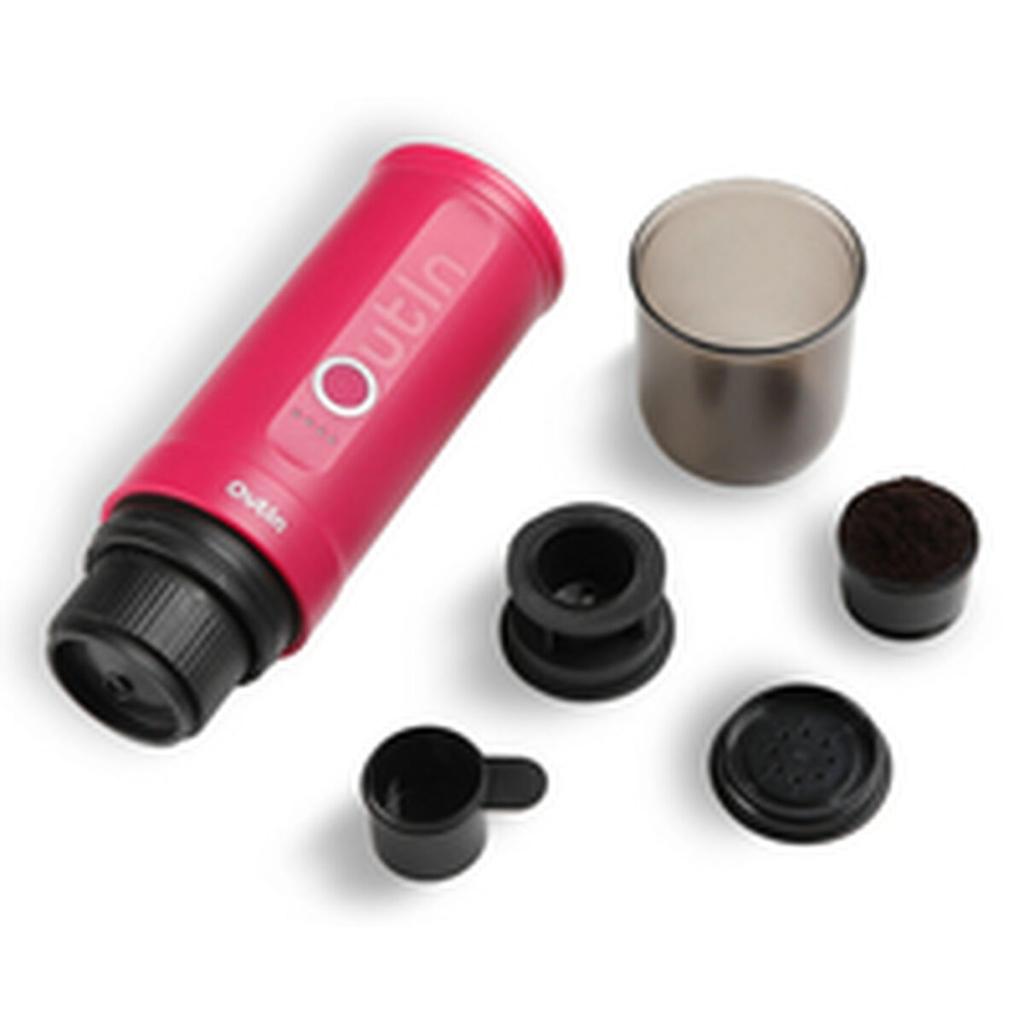 Φορητή Καφετιέρα Outin OUTINPINK Ανοξείδωτο Ατσάλι 50 ml 80 ml