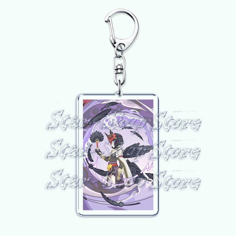 

Popular Game Figures Keychains Kazuha Xiao Hutao Keyrings for Accessories Bag Key Chain Ring Jewelry Fans Gamers Gifts