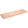 VidaXL Wall Shelf Light Brown 160x50x6cm Solid Treated Oak Wood 363713