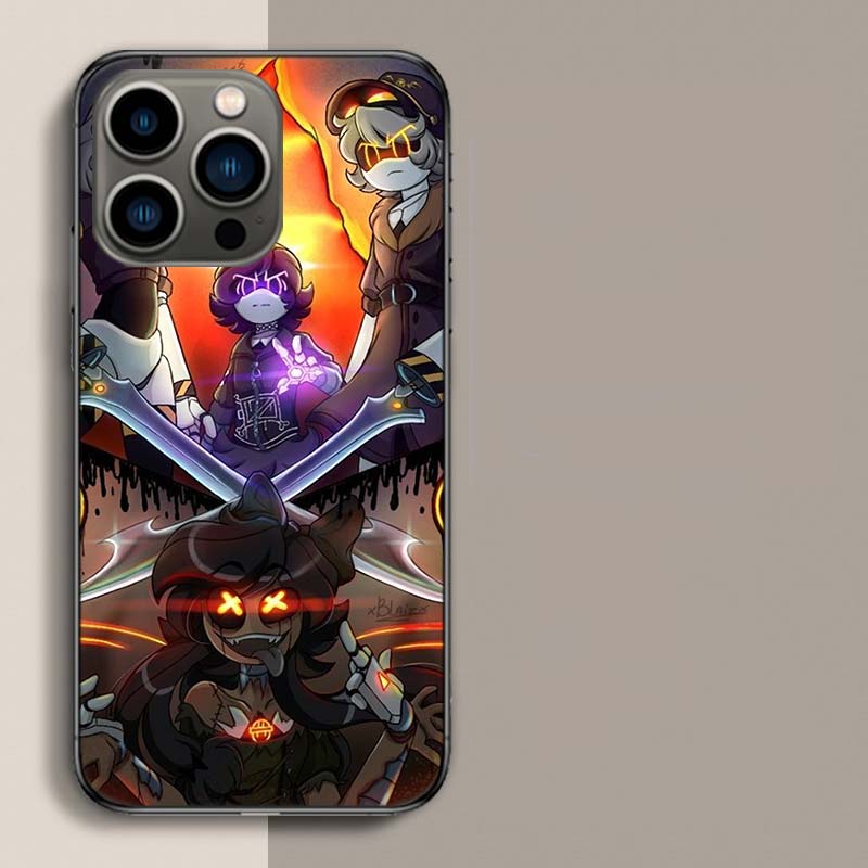 Game M-Murder-D-Drones Phone Case For Iphone 17 Air 15 Pro 14 Plus 16 Pro Max 17E 16E 12 13 Mini 11 Cover Cute Fundas