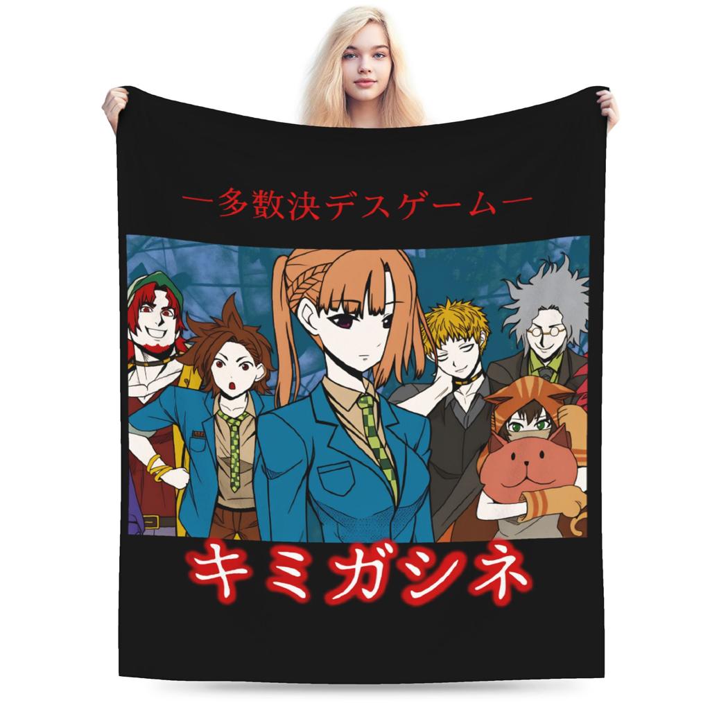 Soft Warm Blanket Your Turn To Die Child Plush Throw Blanket Street Trend Couch Chair Flannel Bedspread Sofa Bed Cover