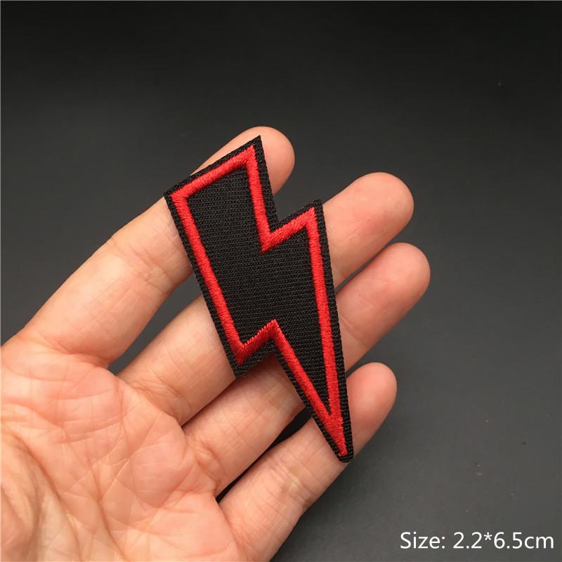 Punk Bestickte Aufnäher Für Kleidung Aufbügelbare Patches Applikationen Diy Anime Kleidung Thermoklebende Aufkleber