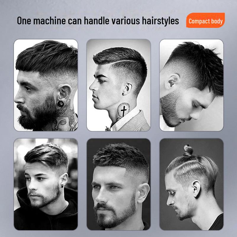 Retro T9 Men's Electric Hair Clipper for Self-Shaving and Professional Salon Use