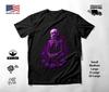 Purple Suit Skeleton Meditation T-Shirt Black Unisex S-2XL