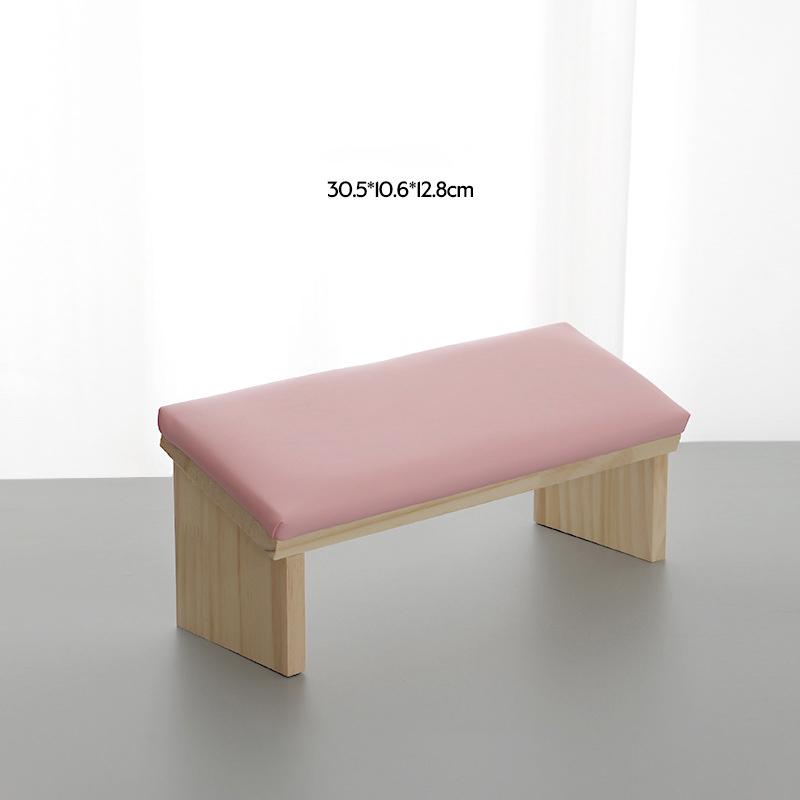 Wooden Sloping Surface Nail Art Hand Pillow Cushion Pillow Armrests Nail Art Stand For Nail Salon Technician
