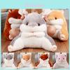 Cozy Hamster Lounger Back Pillow Plush Pp Cotton For Better Lumbar Support