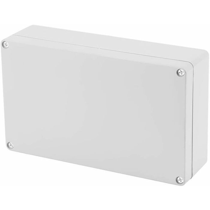 Boîte de jonction étanche 200×120×56 mm IP65 en ABS ignifuge — boîtier électrique extérieur