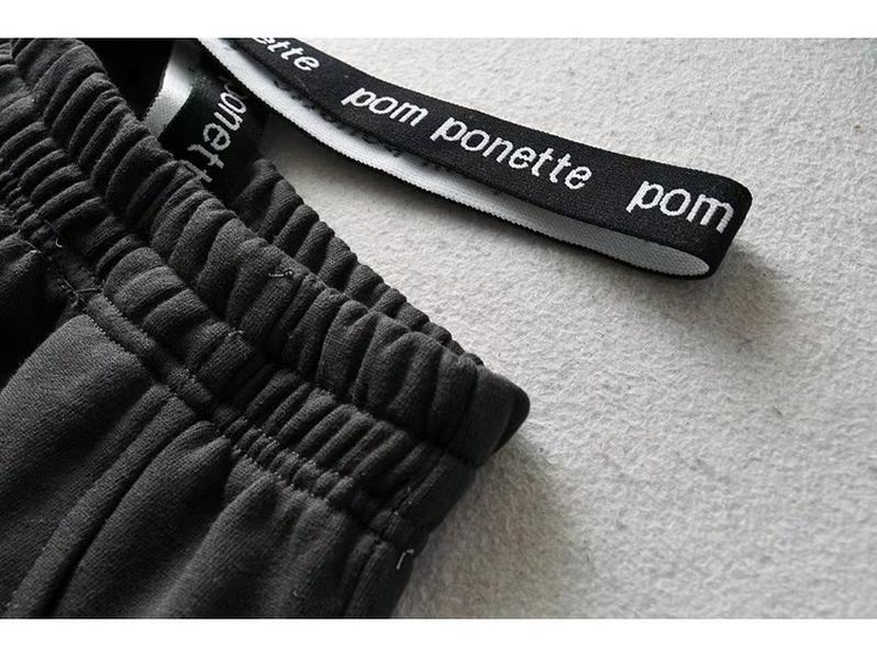 Summer Spicy Girl Style Elastic Waist Patchwork High Waist Wide Leg Casual Shorts for Women