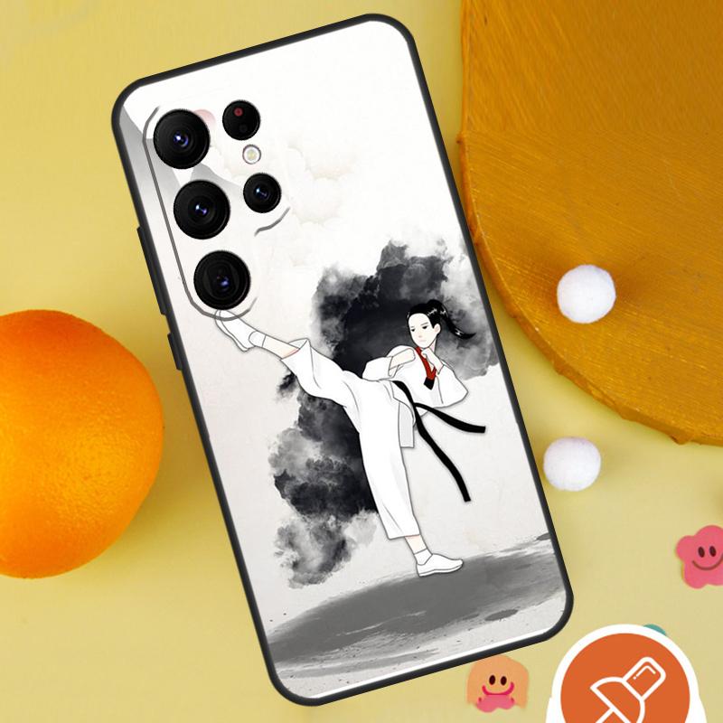 Kung Fu Taekwondo Karate Phone Case For Samsung Galaxy S25 Ultra S24 S22 S21 Ultra S9 S10 S20 Plus S23 FE Funda Cover