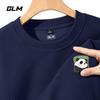 GLM Men's American Style Round Neck Loose Fit Sweatshirt