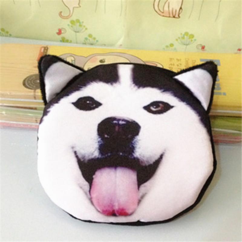 Cat Coin Purse Meow Star Dog Wallet Cute Cartoon Gift Coin Card Bag Key Bag Coin Pouch Clutch Bag Wholesale