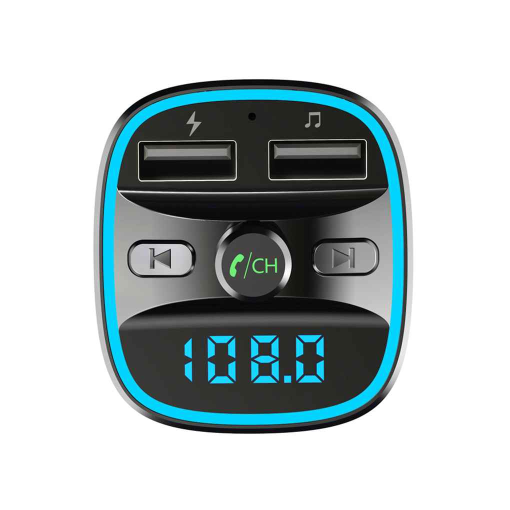 MP3 Player ABS Fast Charging Car Cigarette Charger Voltage Quick Connection Cars USB Chargers Vehicle MP3s Signal FM Transmitter