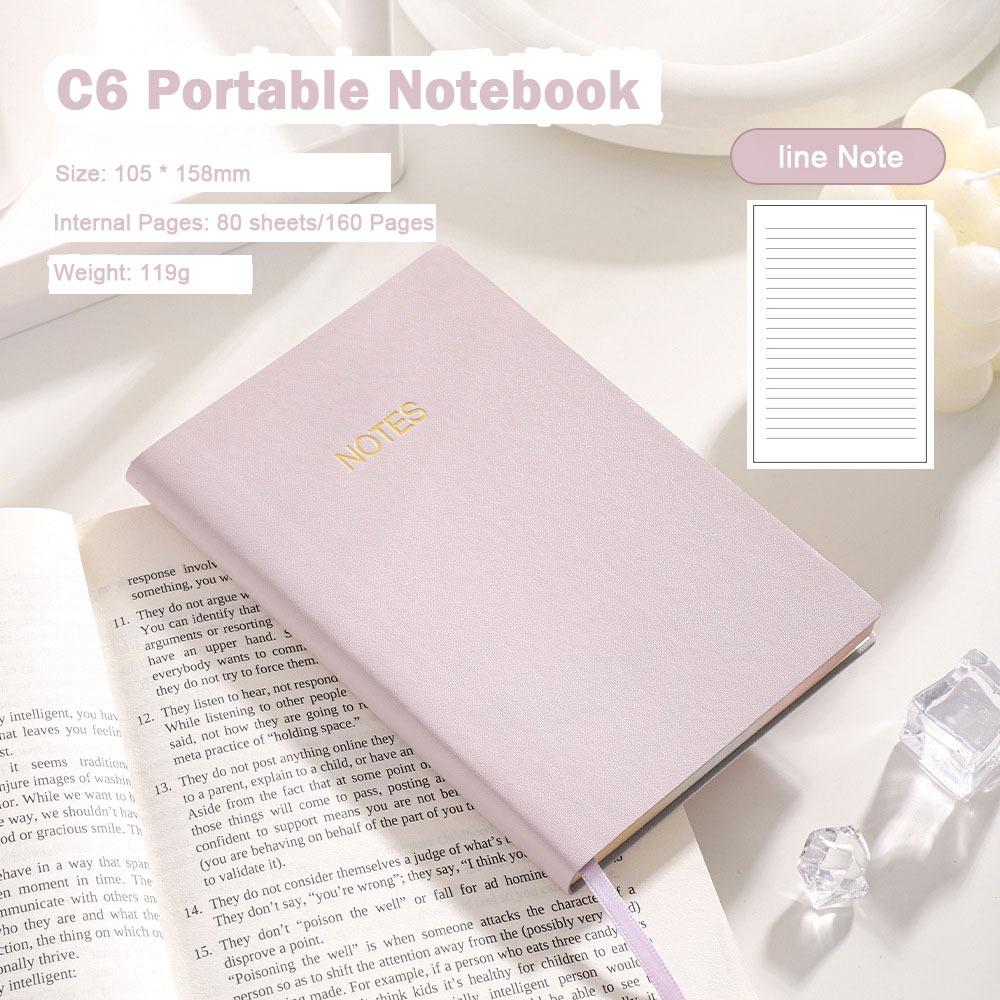 160 Seiten Journal zum Schreiben PU-Leder Tagebuch Notizbuch Trendiges Studenten-Notizbuch Für die Schule