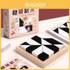 Hidden White Black Building Blocks Parent Child Interaction Spatial Cognize Toy