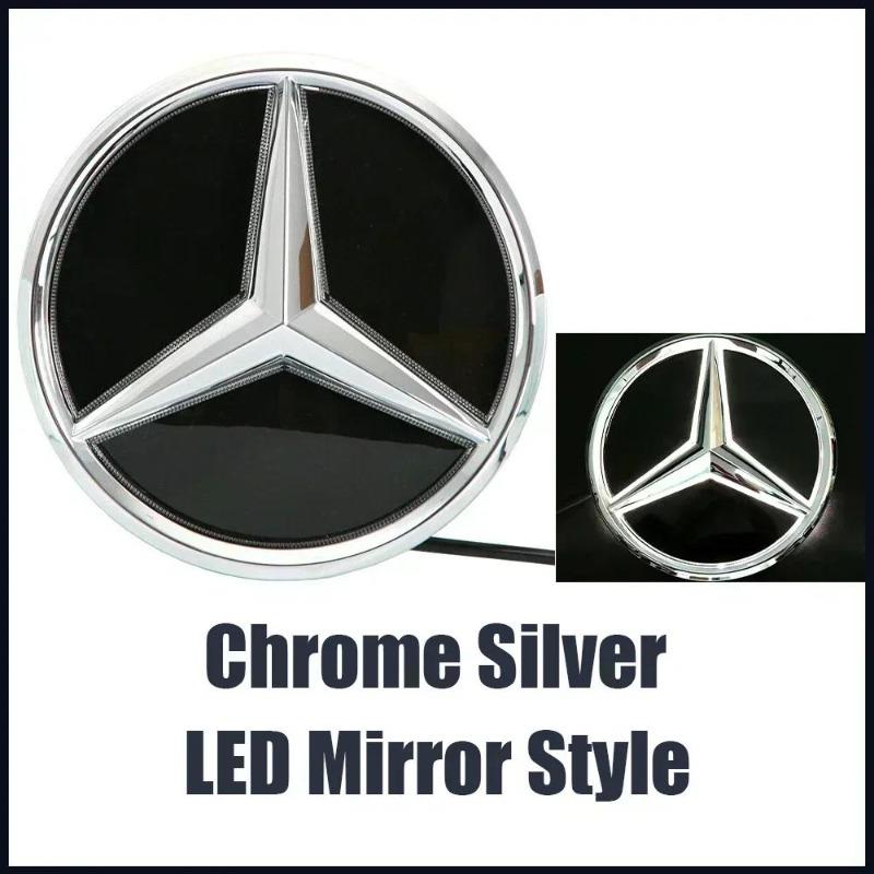 Grelha Frontal Estilo 3D Mais Recente Espelhada Emblema Estrela Cromada Compatível Com Mercedes Benz Classe CLA W118 2020-2023 CLA200 CLA250 CLA35 AMG