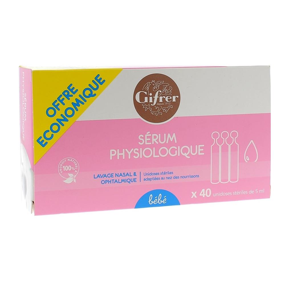 

Gifrer физиологический раствор 5 мл 40 разовых доз