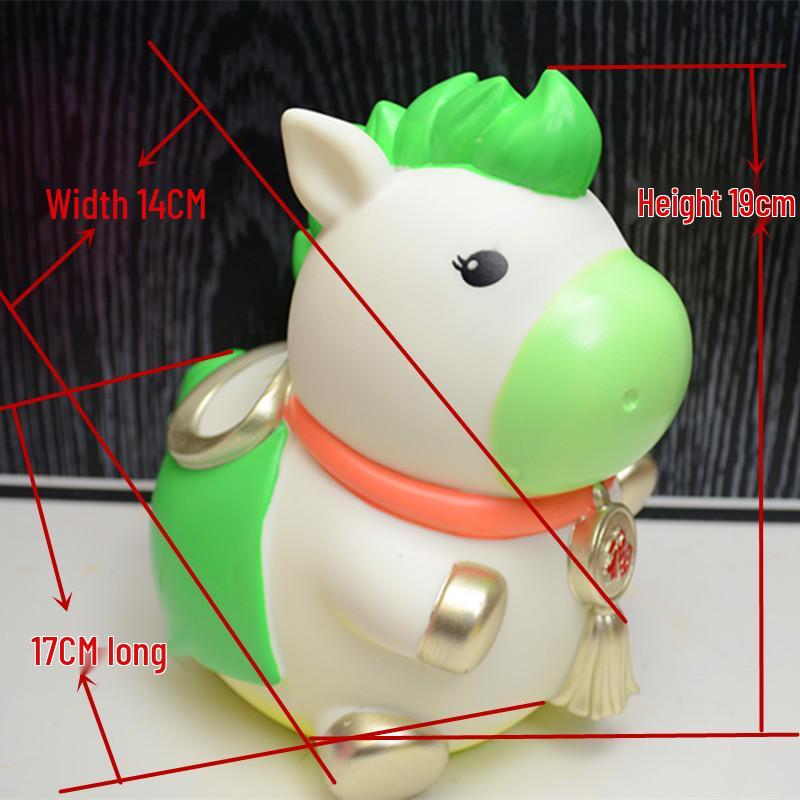 2026 Vårfest Häst Spara Pengar Burk - Kreativ Liten Häst Prydnad för Barnens Nyårspresent