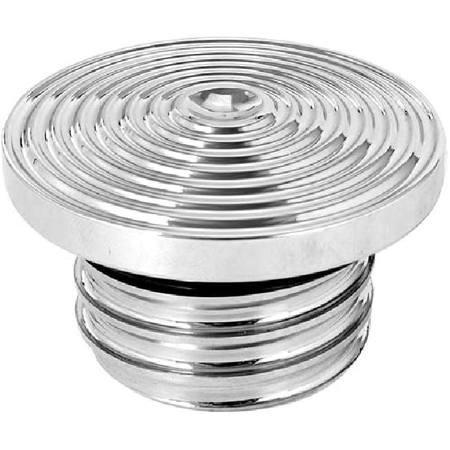 

Motorcycle Gas Tank Oil Cap Vented Fuel Gas Tank 16 Type Aluminum For Harley Sportster XL Dyna Softail Touring Road King 883 48. (Chrome) Chrome