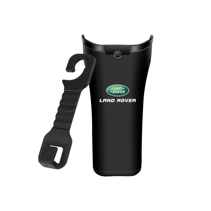 

1 шт. Автомобильный ящик для хранения, органайзер для зонта и мусора, ведро для Land Rover Discovery, Range Rover Evpque, Defender, автомобильный очечник, Rover L322 L405 чёрный