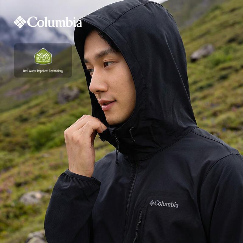 Columbia Men s WE3966 Water-Repellent Cloud Softshell Hiking Jacket XL