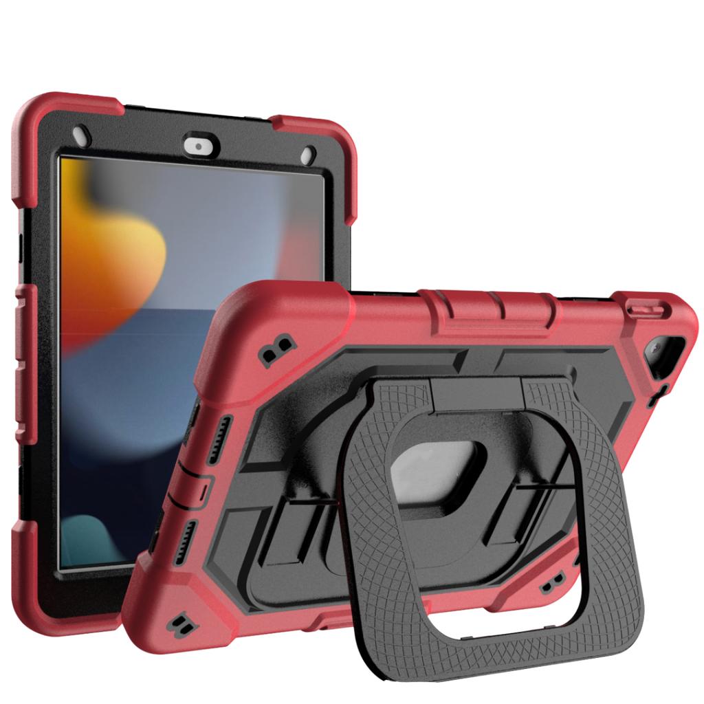 For iPad 7th 8th 9th Generation 10.2" Shockproof Kids Silicone Tablet Case with Kickstand