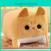 Square Cat Plush Animal Toy Pillow Ornament For Gift Giving And Decor Bedroom