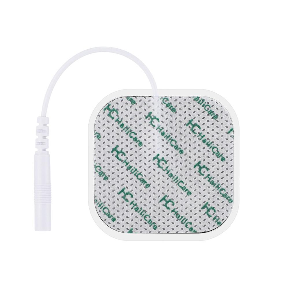 50 Stück Gel-Elektrodenpads für TENS-, Akupunktur- und Physiotherapiegeräte, Schlankheits- und EMS-Muskelstimulatoren, Massagegeräte, Aufkleber 5x5cm