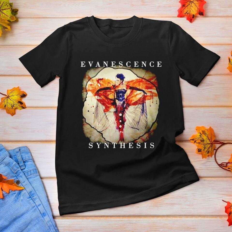 Evanescence Band Music Lover Heavy Cotton Full Size Unisex Black Shirt BL Unisex T-Shirt XXXXL