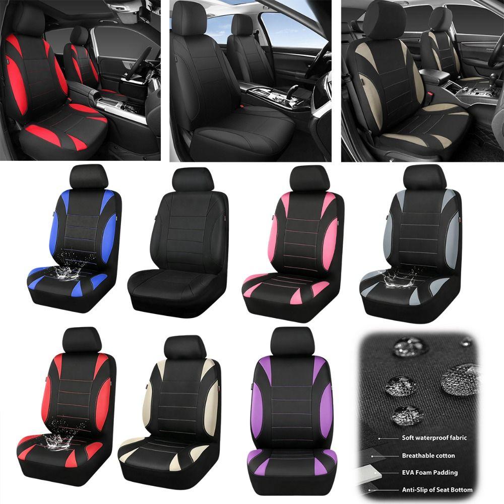 Waterproof Seat Cushion Racing Style Front Seat Cover Protector Car Seat Covers Pickup