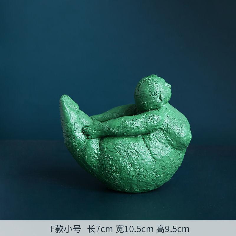 Modern Resin Fat Lady Figurines – Yoga Character Sculptures for Interior Home Decor & Loft Decoration Gift