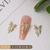 Alloy Nail Art Rivets,3D Bows Nail Art Charms Nail Art Decals Bows Nail Rhinestones Nail Art Supplies for Women Girls