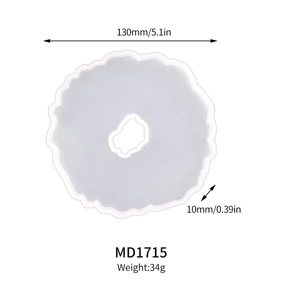 Cloud Wave Silicone Resin Coaster Mold