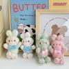 Charming Rabbit Plush Keychain Sweet Bow Baby Bunny Soft Toy For Kids And Adults